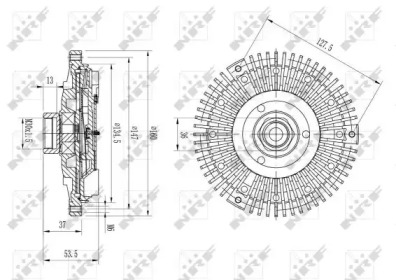 WILMINK GROUP wg1721035 -  Сцепление, вентилятор радиатора